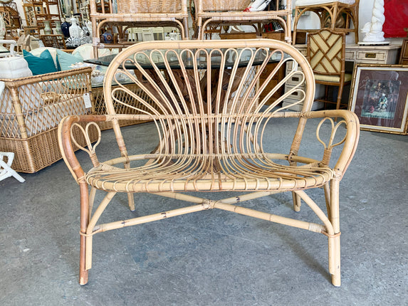 Sunburst Back Rattan Sette