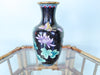 Black Floral Cloisonné Vase