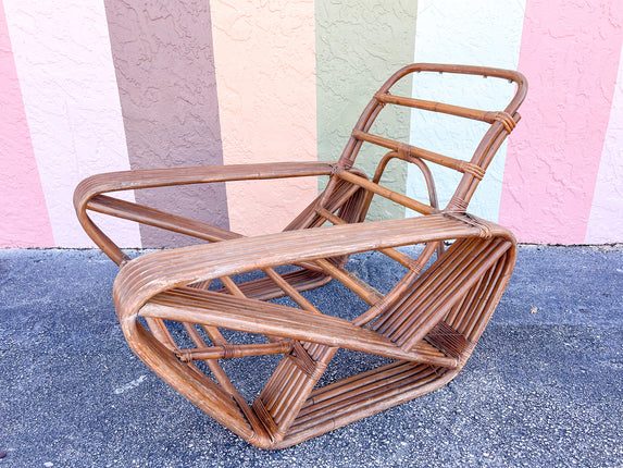 Frankl Style Rattan Lounge Chair