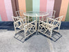 Metal Chippendale Outdoor Dining Set