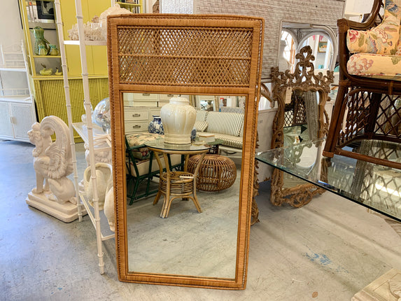 Island Style Rattan Mirror