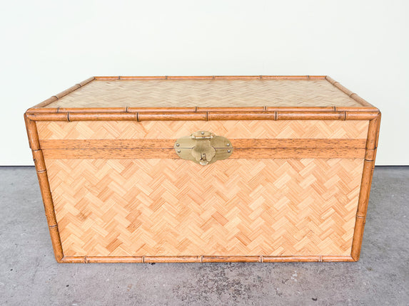 Faux Bamboo Rattan Trunk