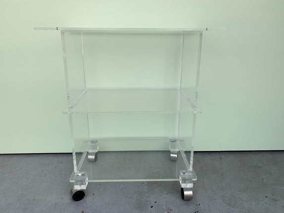 Lucite Bar Cart