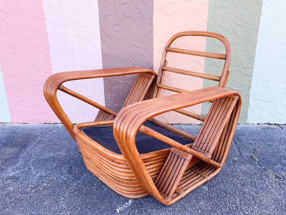 Frankl Style Rattan Pretzel Chair