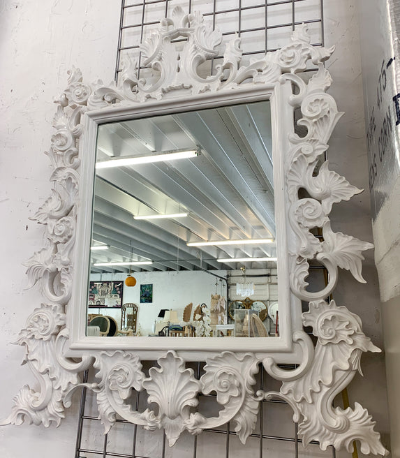 Lacquered Rocco Style Mirror