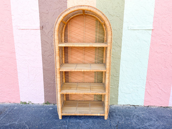 Island Style Rattan Etagere