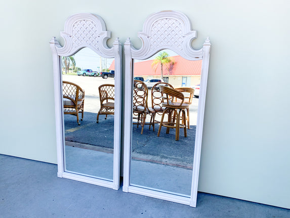 Pair of Pagoda Mirrors