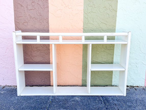 Old Florida Rattan Shelf