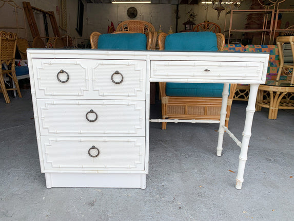Faux Bamboo Desk