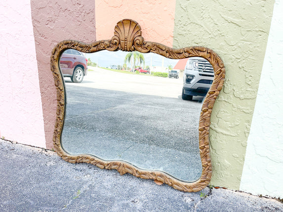 Regency Shell Motif Mirror