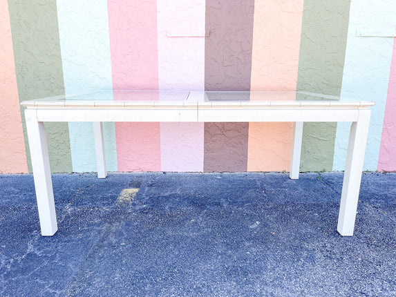 Palm Beach Faux Bamboo Dining Table