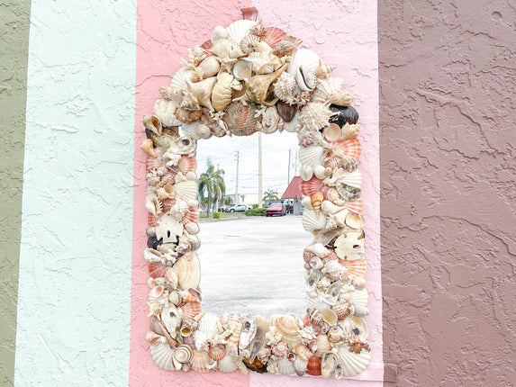 Fab Old Florida Shell Mirror