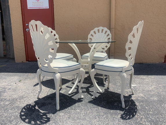 Brown Jordan Shell Back Outdoor Set