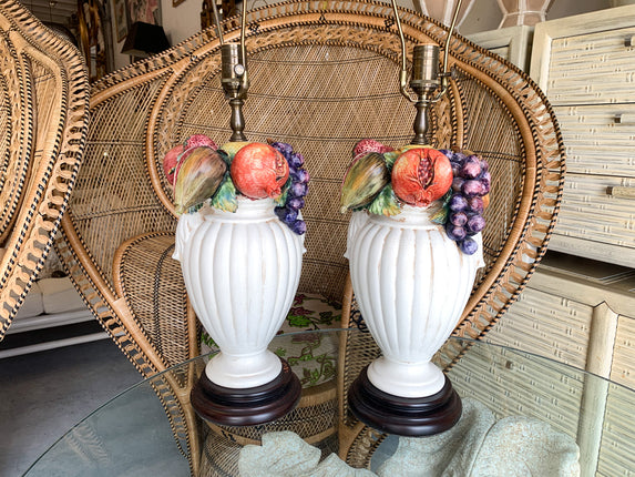 Pair of Fruity Delight Lamps