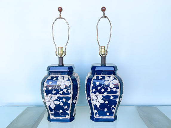 Pair of Navy Icing Lamps
