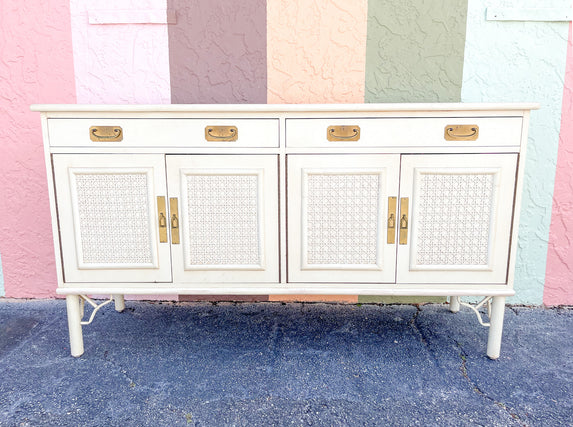 Ficks Reed Rattan and Cane Server