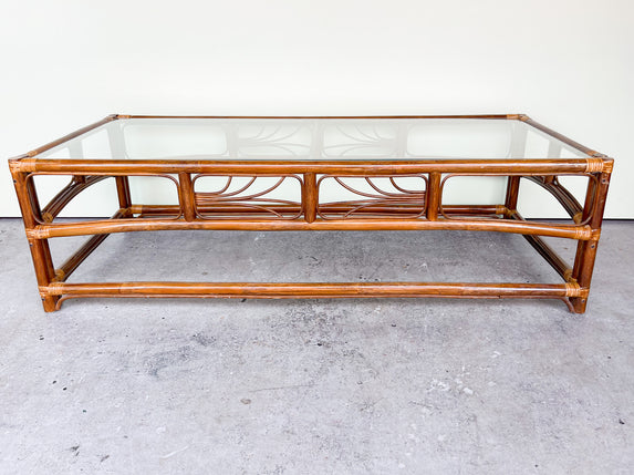 Island Chic Rattan Coffee Table