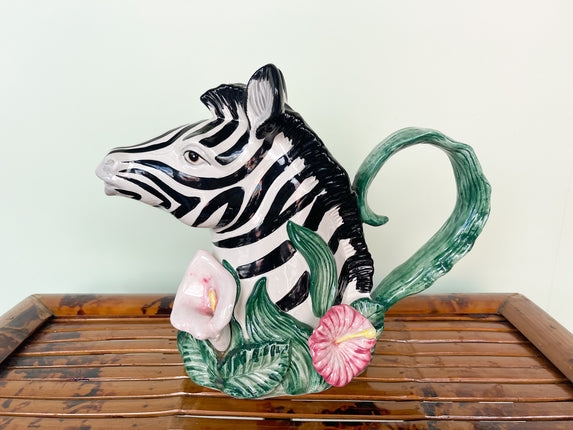 Fitz and Floyd Zebra Pitcher
