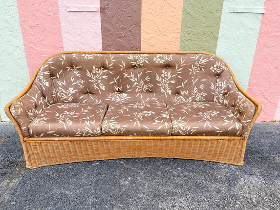 Island Chic Rattan Sofa
