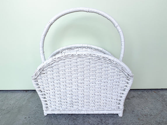 Wicker Magazine Rack