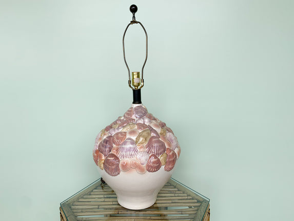 Large Coastal Shell Lamp