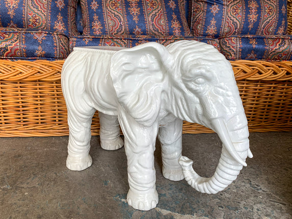 Italian Palm Beach Elephant Garden Seat