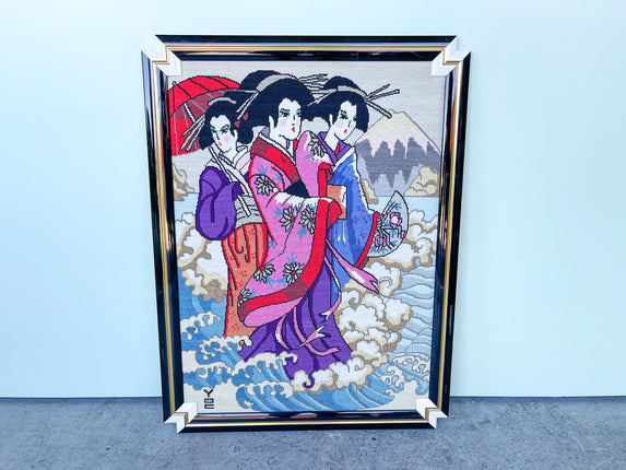 Three Geishas Needlepoint