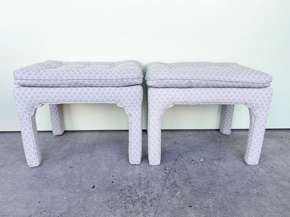 Pair of Upholstered Stools