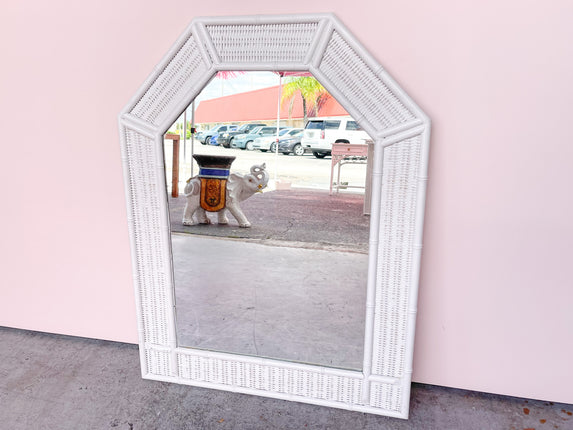 Sweet Faux Bamboo Mirror