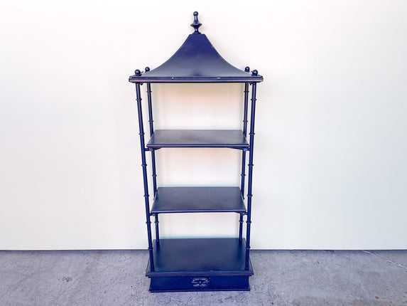 Petite Navy Pagoda Etagere