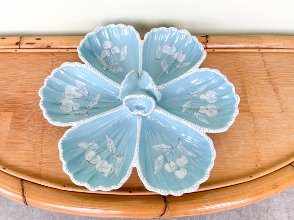 Robin Egg Blue Italian Serving Dish