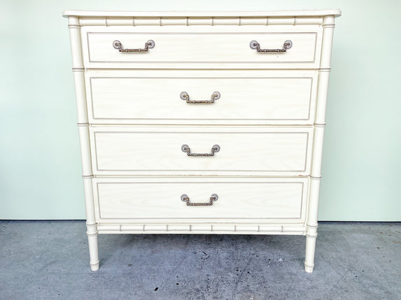 Faux Bamboo Tall Chest