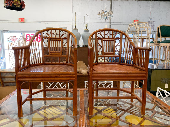 Pair of Two Tortoiseshell Brighton Chairs