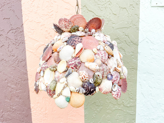 Old Florida Shell Chandelier