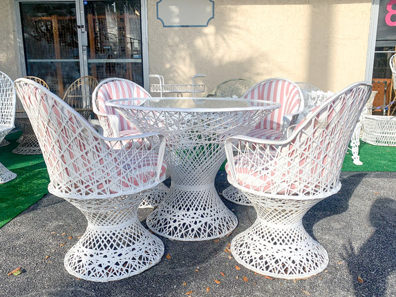 Webspun Dining Table and Four Chairs