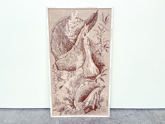 Signed Suzy Zuzek Shell Lithograph