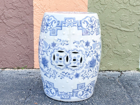 Blue and White Dragon Garden Seat