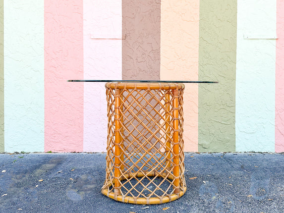 Lattice Love Rattan Dining Table