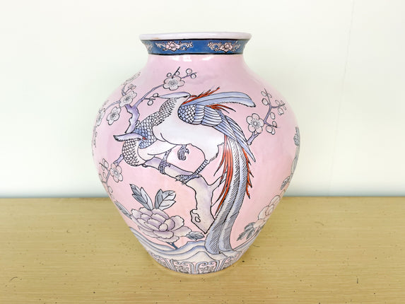 Pink Bird Vase