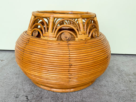 Island Chic Rattan Christmas Tree Collar