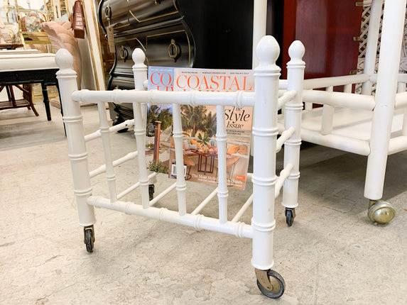 Faux Bamboo Magazine Rack
