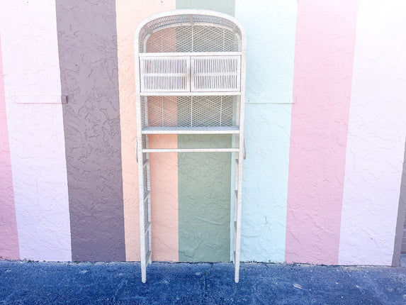 Rattan Washroom Etagere