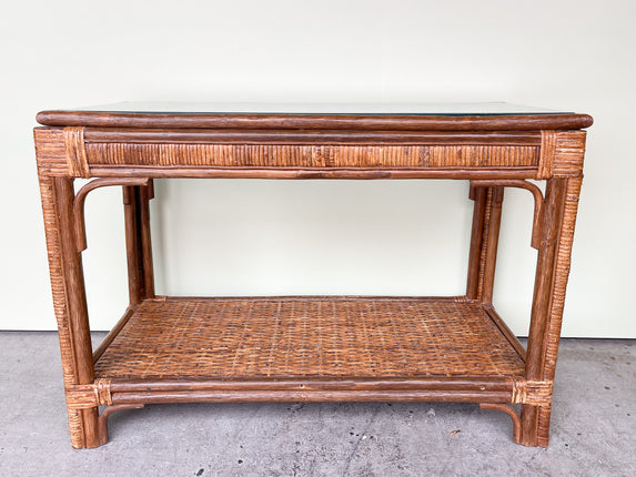 Island Style Rattan Console