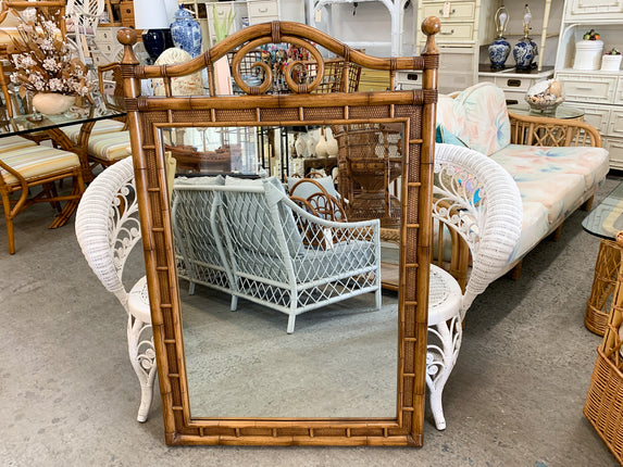 Thomasville Faux Bamboo Mirror