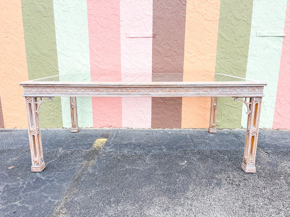 Palm Beach Regency Fretwork Dining Table