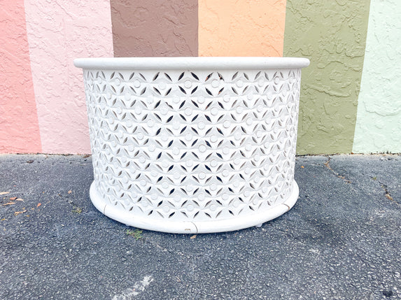 Kips Bay Show House Wood Carved Coffee Table