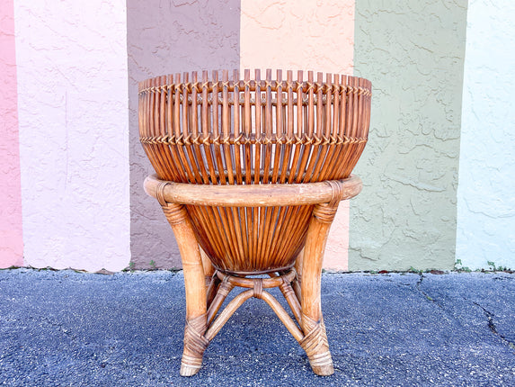 Albini Style Rattan Plant Stand