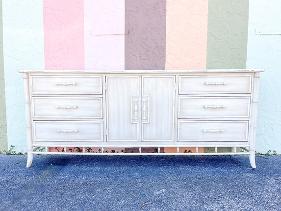 Century Faux Bamboo Dresser