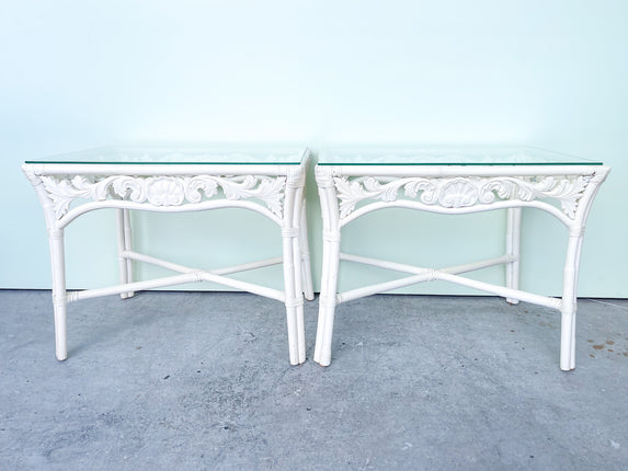 Pair of Shell Side Tables