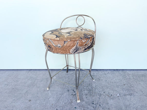 Petite Metal Vanity Seat